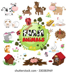 farm animals set