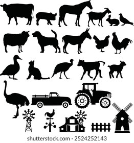 Farm Animals Set Bundle Icons