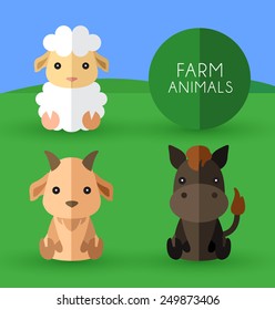 Farm Animals :Vector