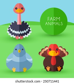 Farm Animals :Vector