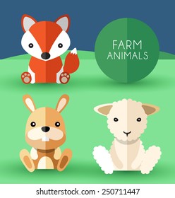 Farm Animals :Vector