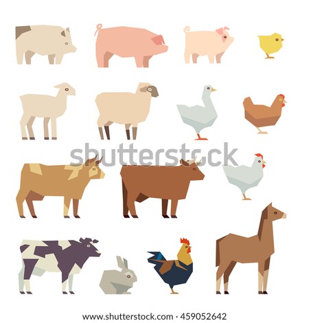 Similar – Image, Stock Photo pig Nature Animal