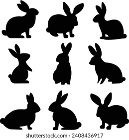 Farm animals vector set illustration	
