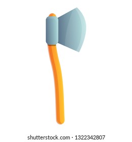 Farm axe icon. Cartoon of farm axe vector icon for web design isolated on white background
