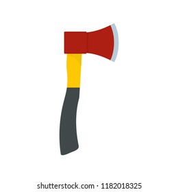 Farm axe icon. Flat illustration of farm axe vector icon for web design