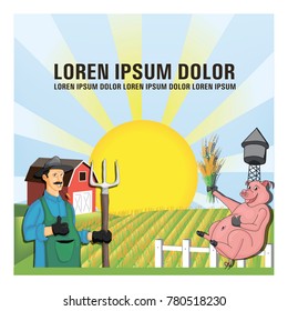 farm banner signboard