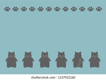 farm black cats border