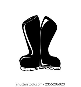 Farm Boots Icon, True Black Icon