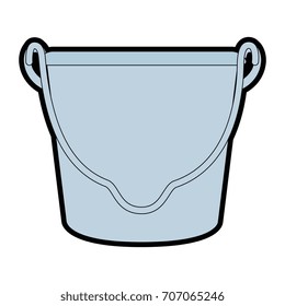 farm bucket isolated icon