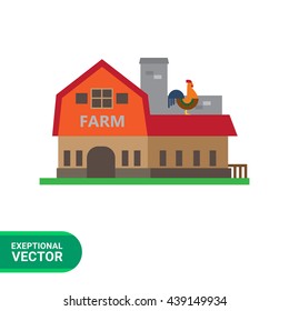 Farm building icon