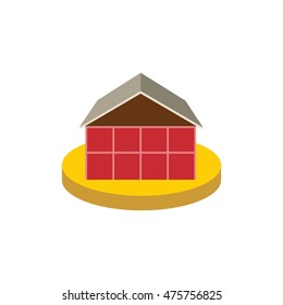 farm Building Icon Vector