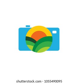 Farm Camera Logo Icon Design