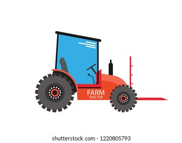 Farm car Active in the garden vector design illustration 