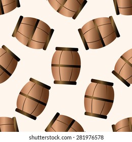 farm cask , cartoon seamless pattern background