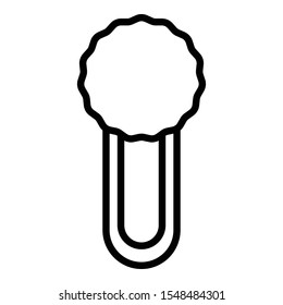 Farm celery icon. Outline farm celery vector icon for web design isolated on white background