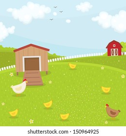 Chicken House Images Stock Photos Vectors Shutterstock