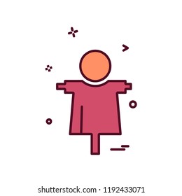 Farm clown icon design vector