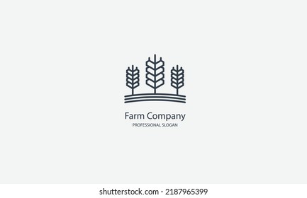 Farm Company vector logo design