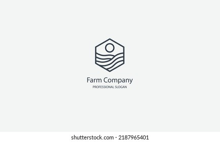 Diseño del logotipo vectorial de Farm Company