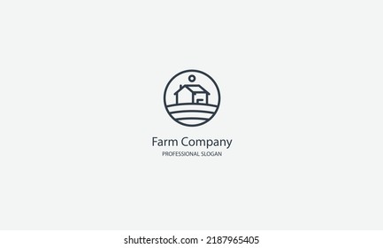 Farm Company vector logo design