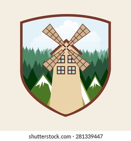 farm concept design, vector illustration eps10 graphic 