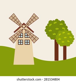 farm concept design, vector illustration eps10 graphic 