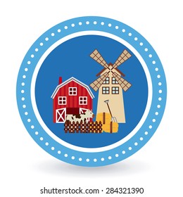 farm concept design, vector illustration eps10 graphic 