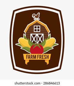 farm concept design, vector illustration eps10 graphic 