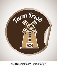 farm concept design, vector illustration eps10 graphic 