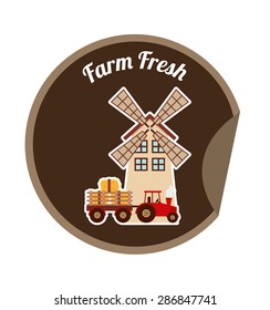 farm concept design, vector illustration eps10 graphic 