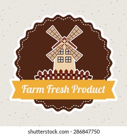 farm concept design, vector illustration eps10 graphic 
