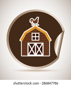 farm concept design, vector illustration eps10 graphic 