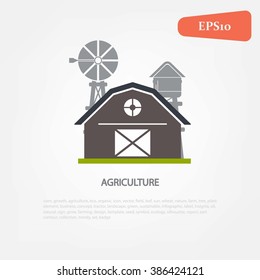 Farm concept logo. 