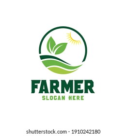 Farm concept logo, Farm logo vector template and farm logo design inspiration