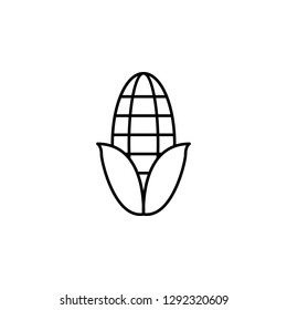 farm corn icon. Element of farm product icon for mobile concept and web apps. Thin linefarm corn icon can be used for web and mobile