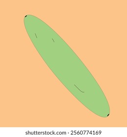 Farm cucumber icon cartoon and flat style