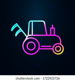 Farm cultivator nolan icon. Simple thin line, outline vector of consruction machinery icons for ui and ux, website or mobile application