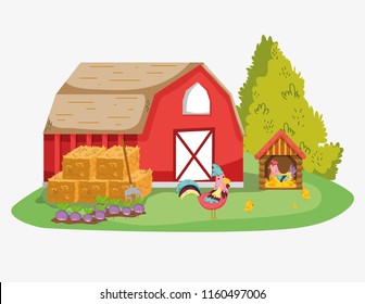 Farm cute cartoons