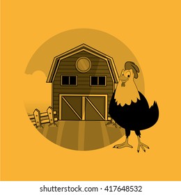 Farm design. animal icon. nature concept, vector illustration