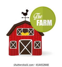 Farm  design. animal  icon. white background