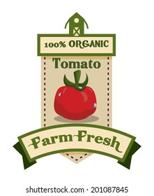 Farm design over beige background, vector illustration