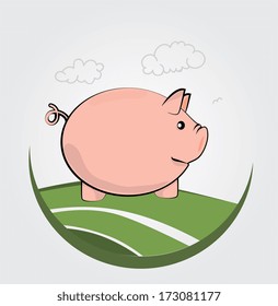 farm design over  gray  background vector illustration