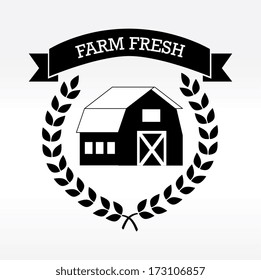 farm design over  white background vector illustration