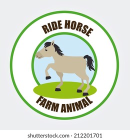 Farm design over white background, vector illustration