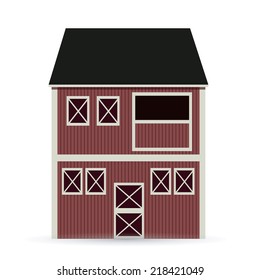 Farm design over white background, vector illustration