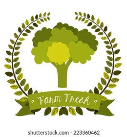 Farm design over white background, vector illustration 