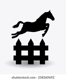 Farm design over white background, vector illustration.