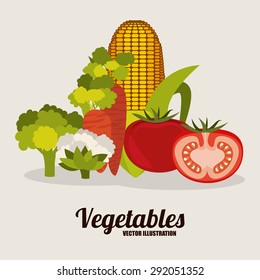 Farm design over white background, vector illustration
