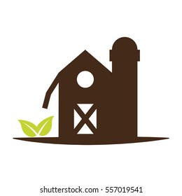 farm emblem icon image vector illustration design 