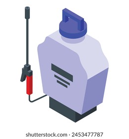 Farm equipment icon isometric vector. Chemical garden. Pest spray